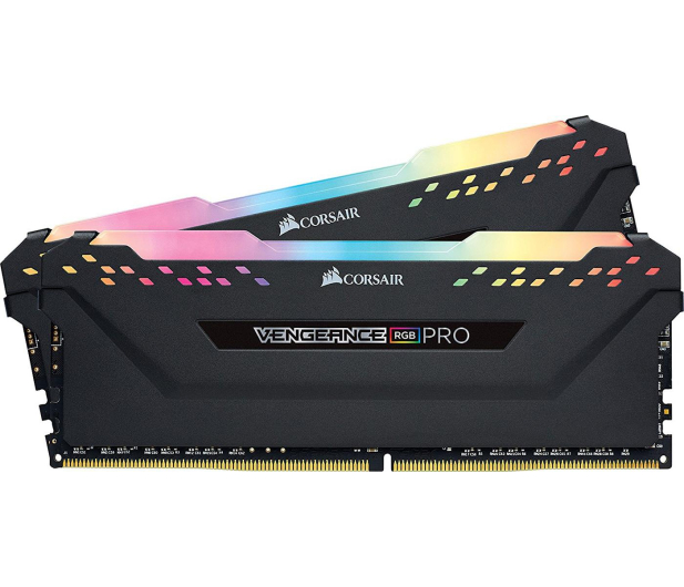 CORSAIR DDR4 Vengeance RGB PRO 32GB/3200 (2*16GB) BLACK CL16 CMW32GX4M2E3200C16 - 656646 - zdjęcie 2
